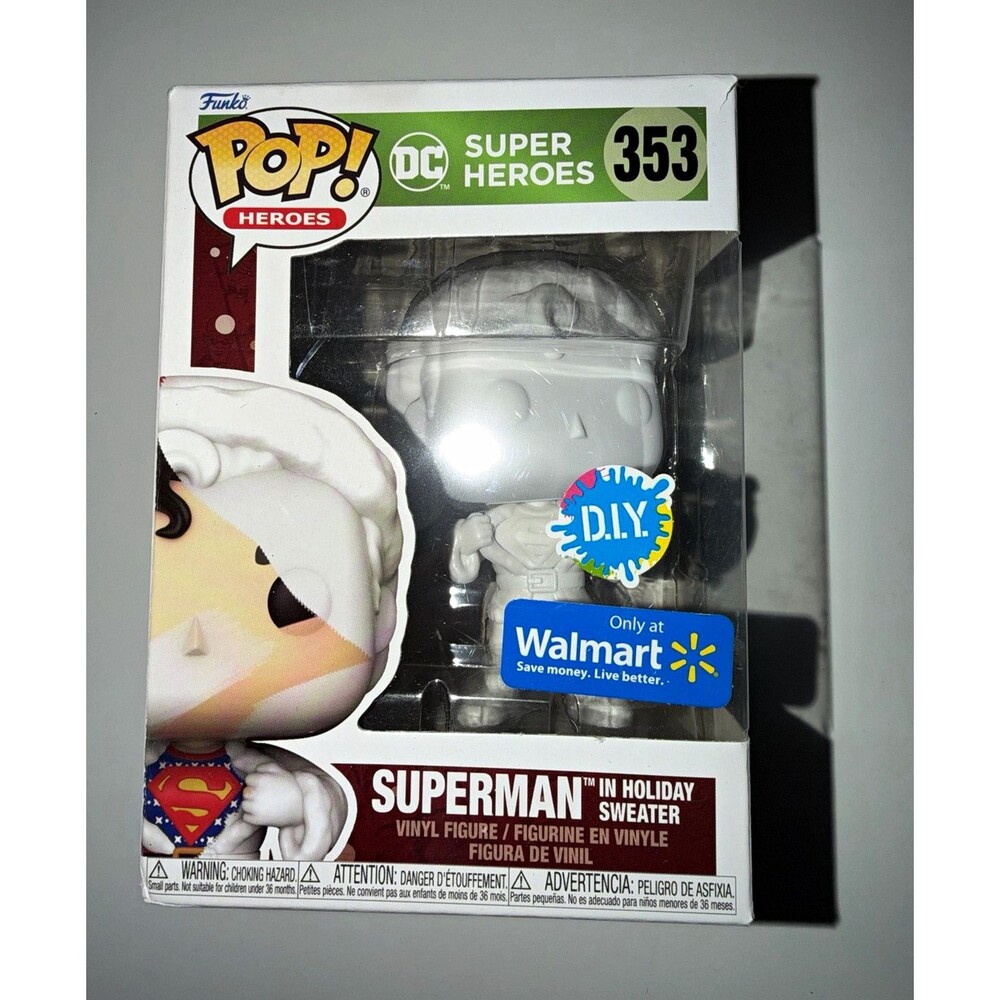 Funko Pop! Heroes Superman #353 Holiday Sweater DIY Walmart Exclusive